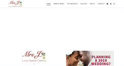 Desktop Screenshot of mrsjfoods.com